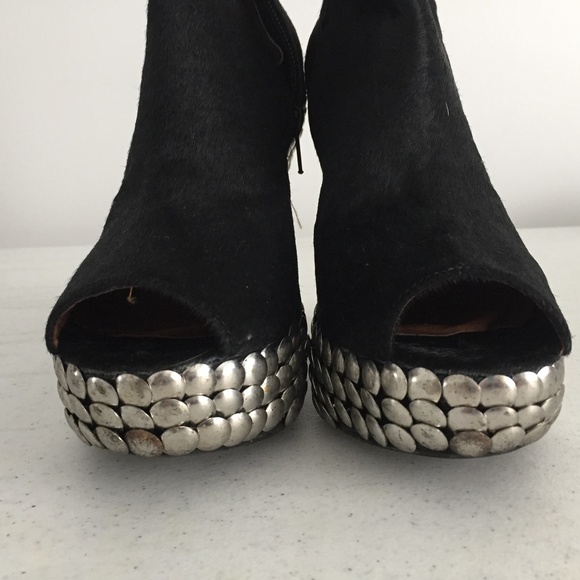 Jeffrey Campbell Tick Pony Black Studded booties. Worn 2x. Offers accepted - Picture 2 of 7
